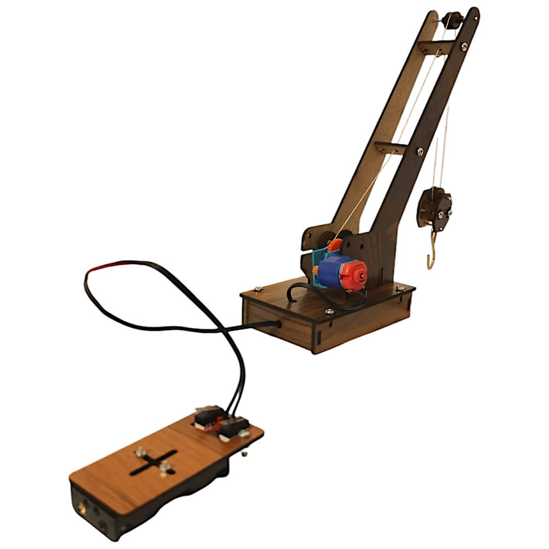 کیت آموزشی ایزی کیت مدل ساخت جرثقیل چوبی کار و فناوری کد EK1 - Image 2
