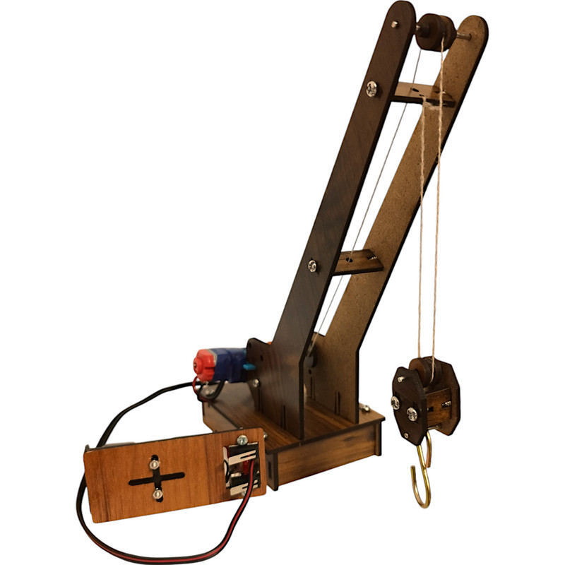 کیت آموزشی ایزی کیت مدل ساخت جرثقیل چوبی کار و فناوری کد EK1 - Image 4