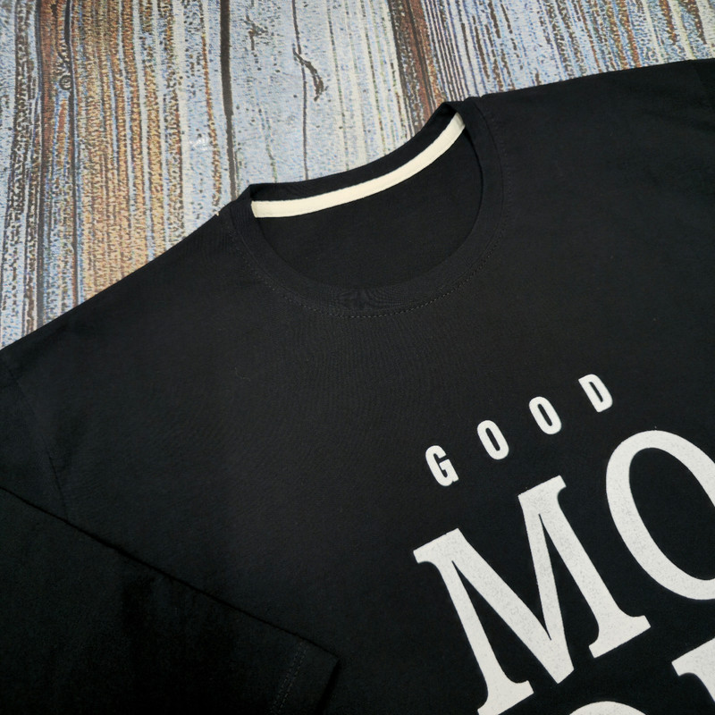 تیشرت آستین سه ربع زنانه مدل باکسی Good mood - Image 10