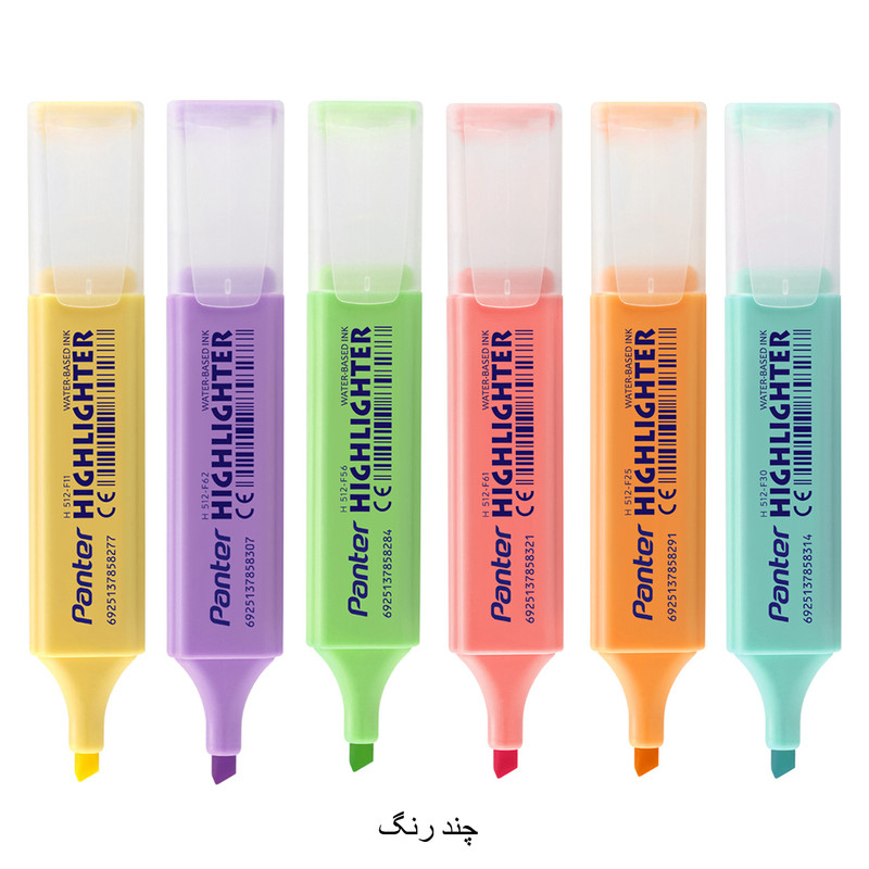 ماژیک علامت گذار پنتر مدل pastel بسته 6 عددی - Image 3