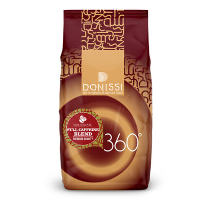 دانه قهوه اسپرسو پرکافئین دونیسی عمده – 1000 گرم