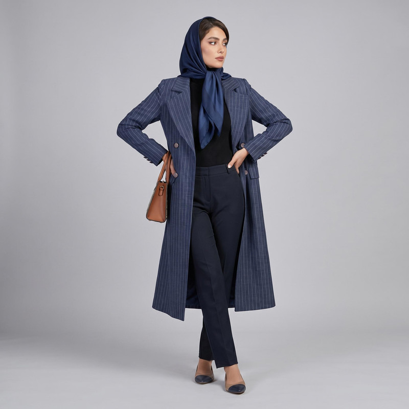 Alternative view of مانتو زنانه السانا مدل تایلان کد 216104