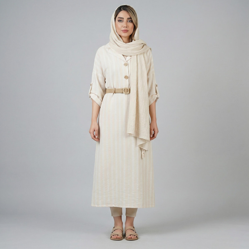 مانتو زنانه السانا مدل جیلان کد 223104 - Image 16
