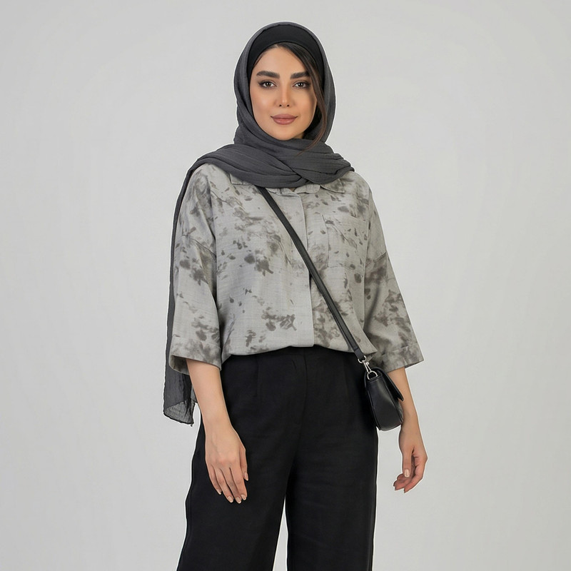 مانتو زیر باسن زنانه السانا مدل آذرگل کد 225903