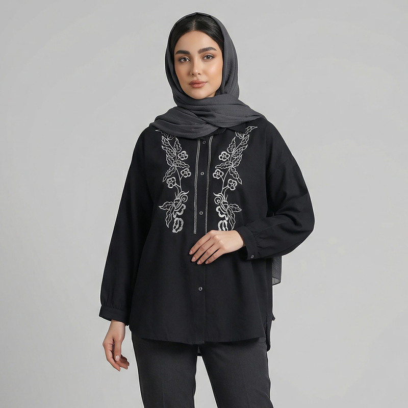 مانتو زنانه السانا مدل هلناز کد 226004 - Image 13