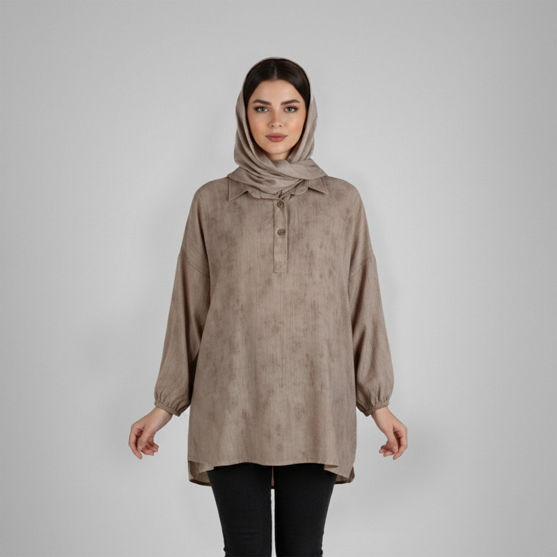 مانتو زنانه السانا مدل شهدیس کد 230222 - Image 7