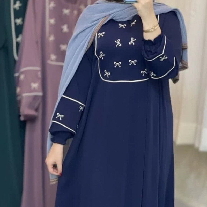 مانتو عبایی زنانه مدل a101 - Image 7