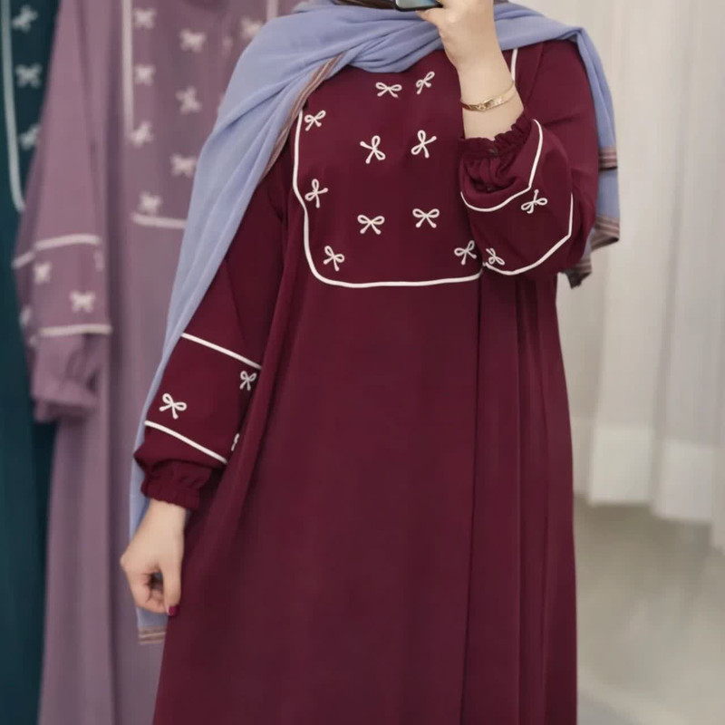 مانتو عبایی زنانه مدل a101 - Image 9