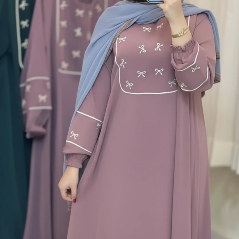 مانتو عبایی زنانه مدل a101 - Image 10