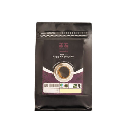دانه قهوه 70% عربیکا 30% روبوستا – 500 گرم